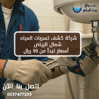 شركة كشف تسربات المياه شمال الرياض أسعار تبدأ من 99 ريال