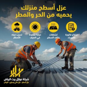 أفضل شركة عزل اسطح شرق الرياض مع ضمان معتمد 15 عام