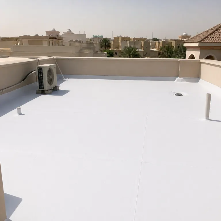 سطح بعد أعمال العزل